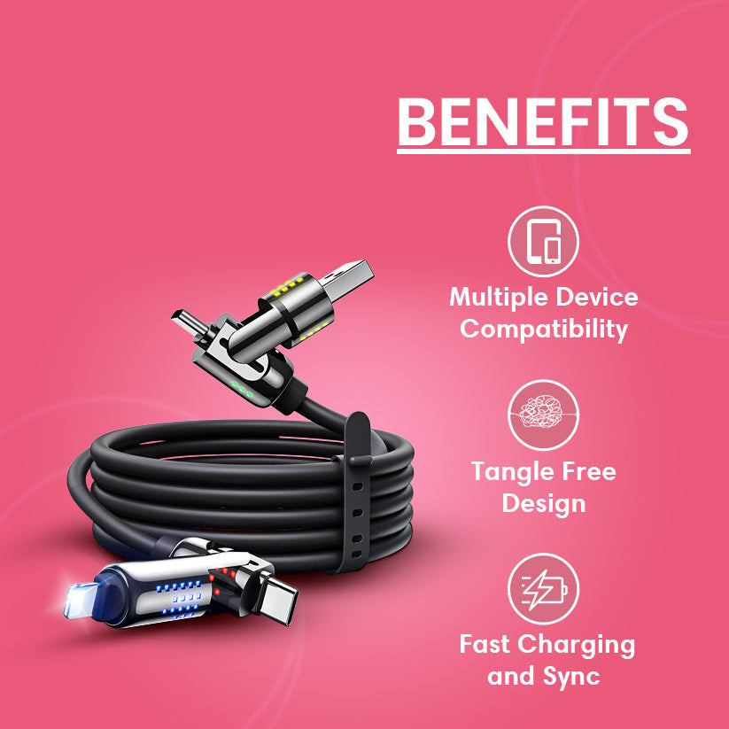 4 in 1 Multi USB Charging Cable